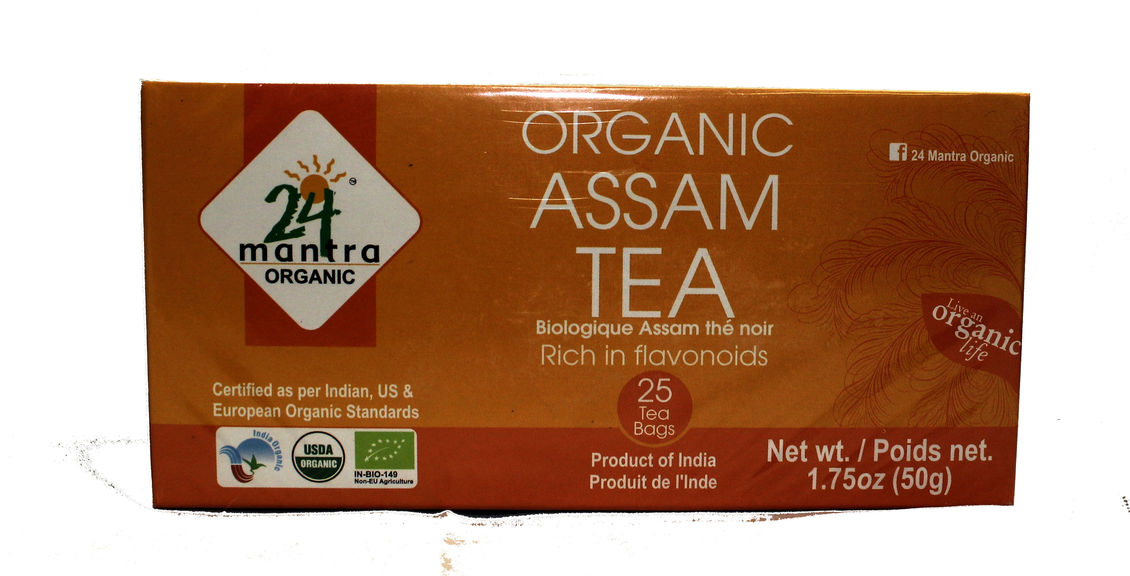 ORGANIC ASSAM TEA (TEA BAGS) 24 MANTRA Indiabazaar