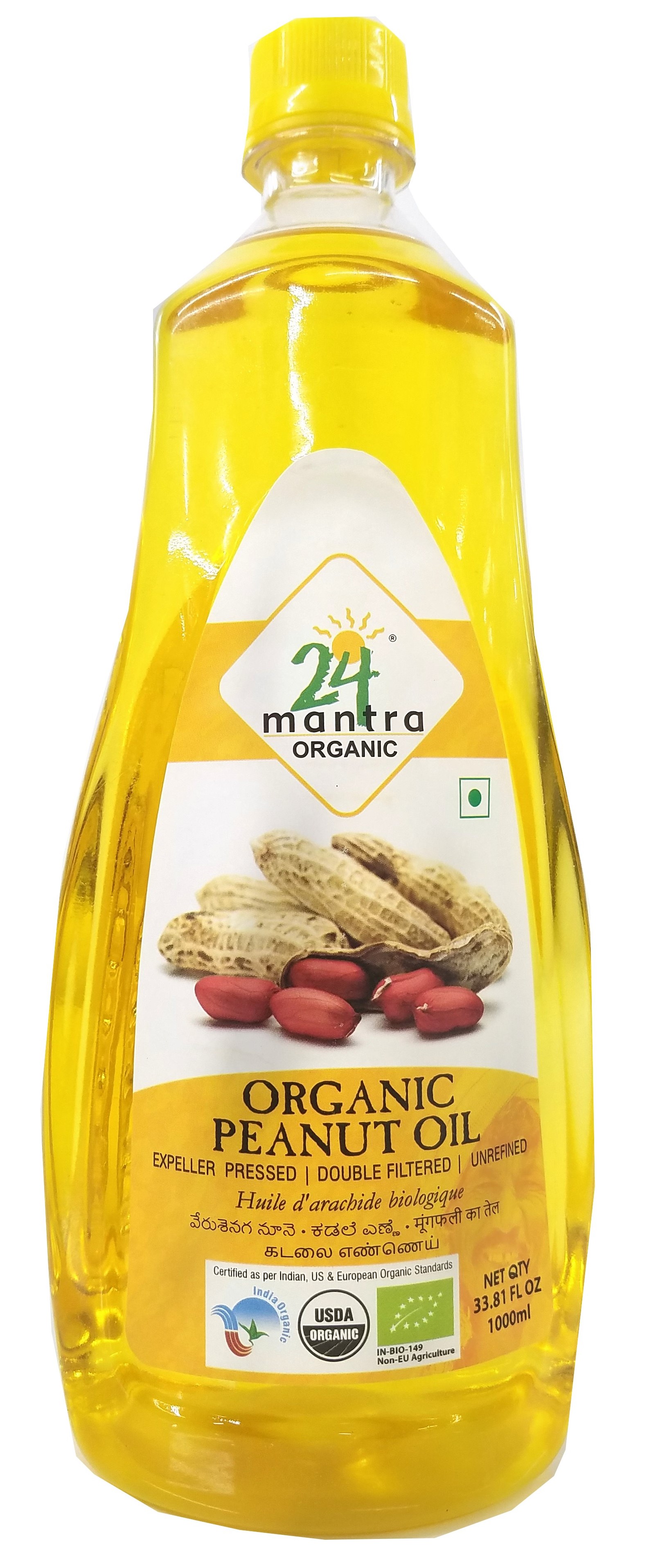 ORGANIC PEANUT OIL 24 MANTRA Indiabazaar
