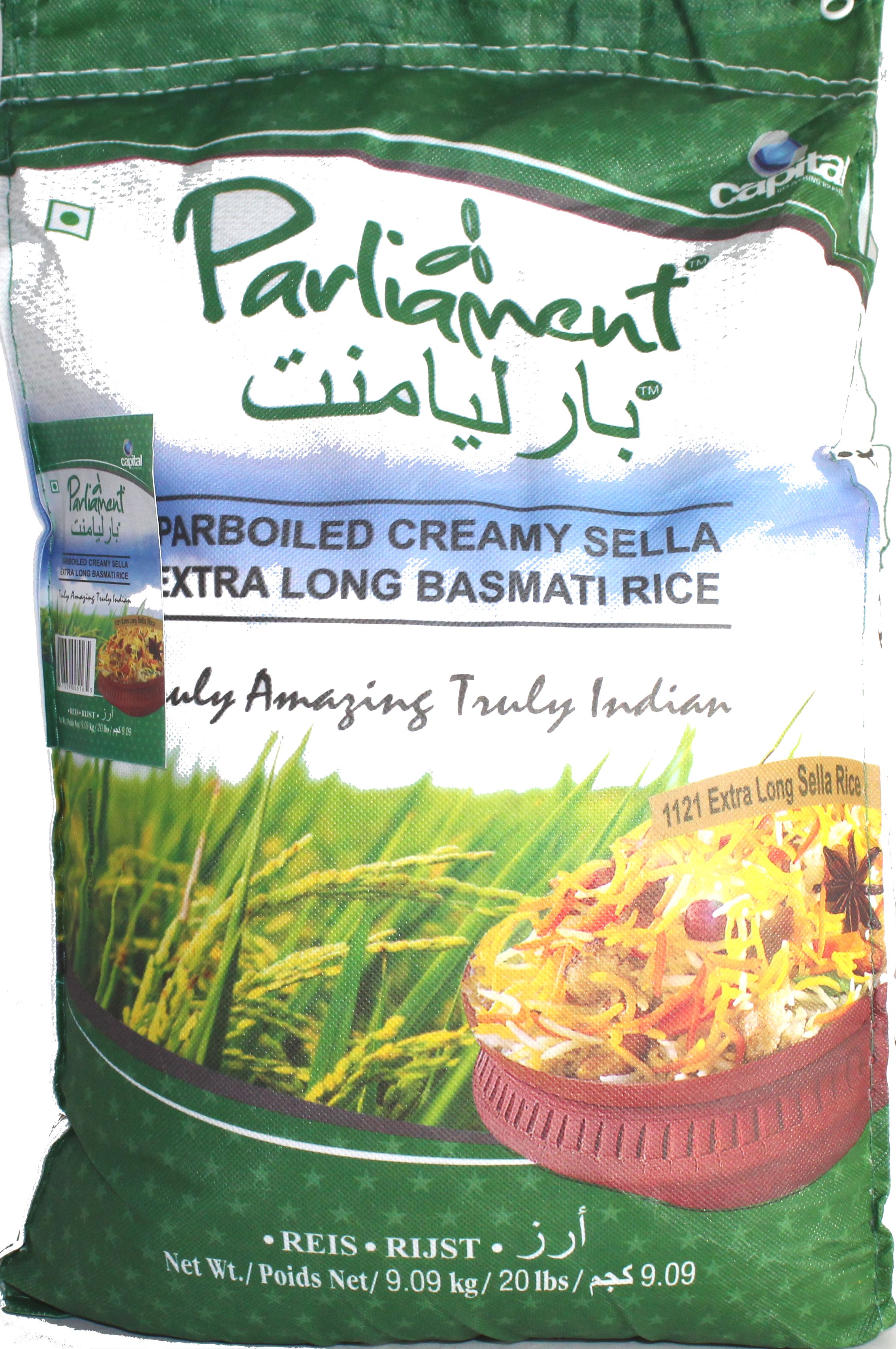 PARBOILED SELLA BASMATI RICE PARLIAMENT Indiabazaar
