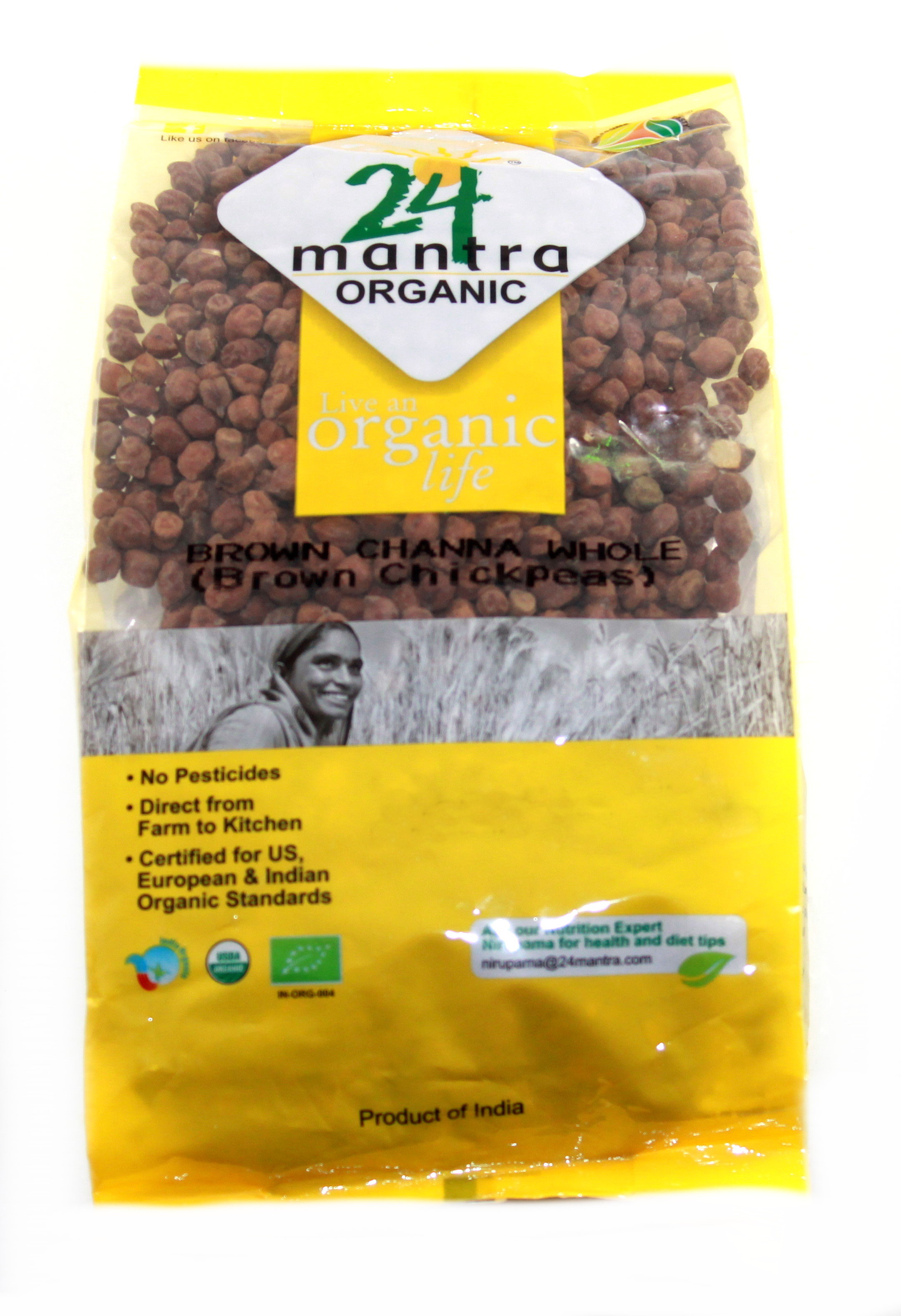 ORGANIC BROWN CHANA 24 MANTRA | Indiabazaar